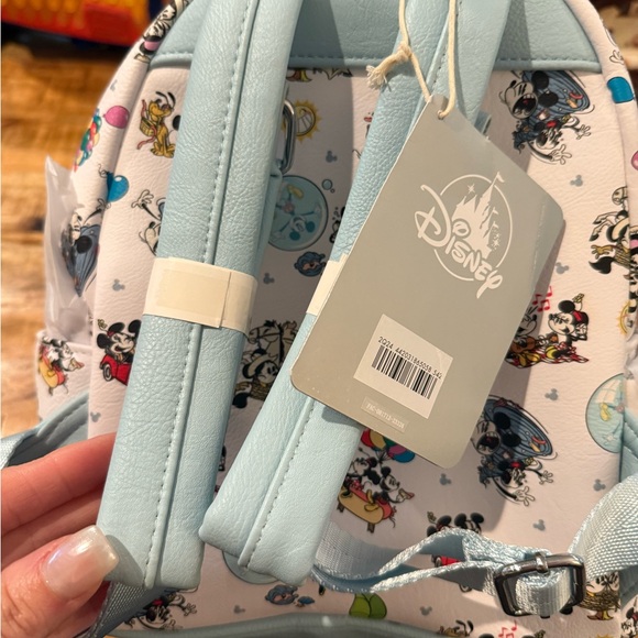 Disney Parks Loungefly Mini Backpack - Mickey and Minnie's Runaway Railway - Picture 7 of 8